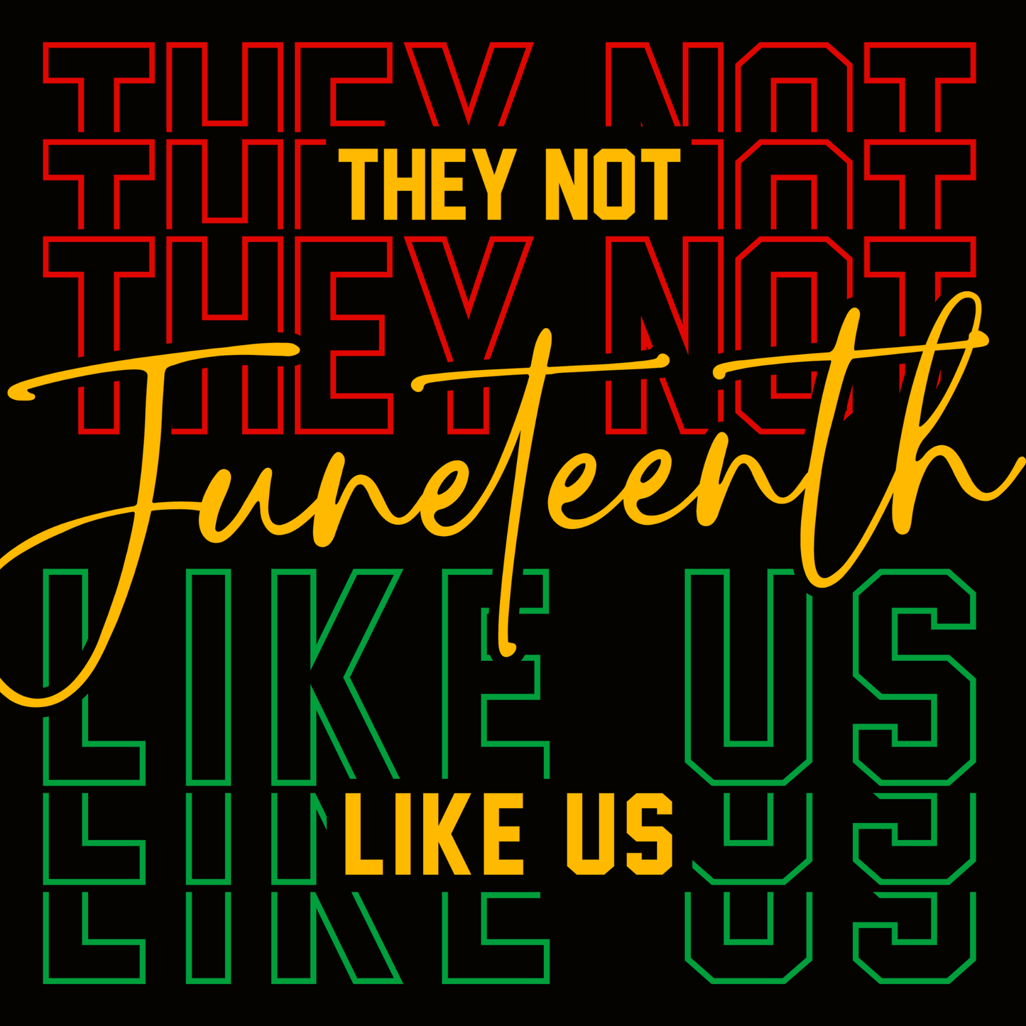 JUNETEENTH SHORT SLEEVES TEE