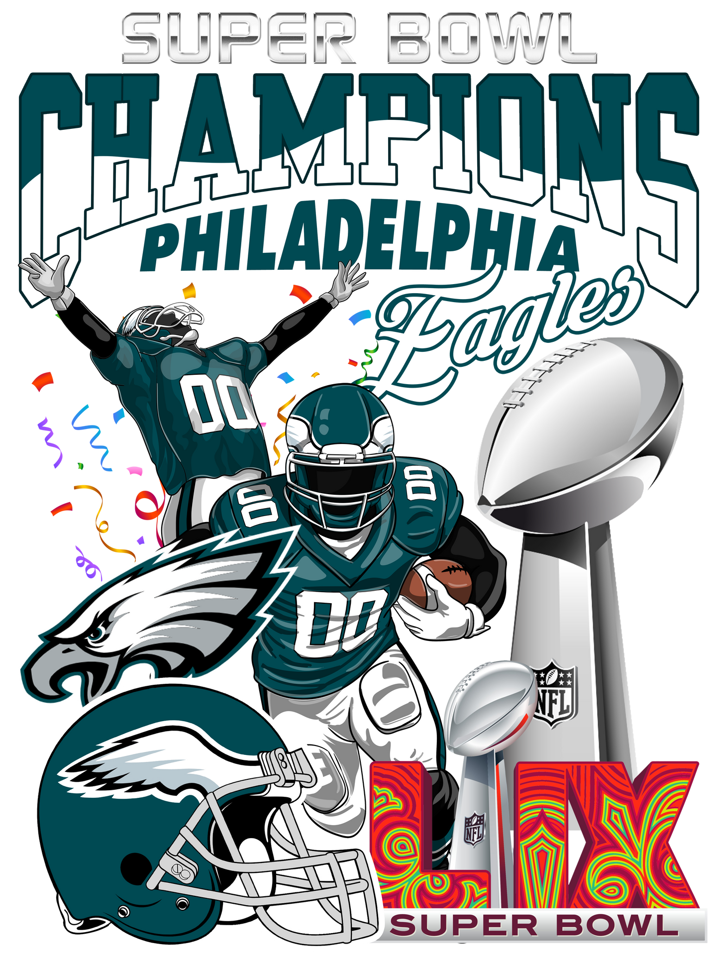 EAGLES- 20 oz SPEAKER TUMBLERS