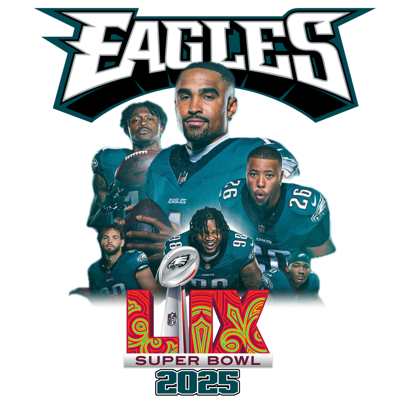 EAGLES- 20 oz SPEAKER TUMBLERS