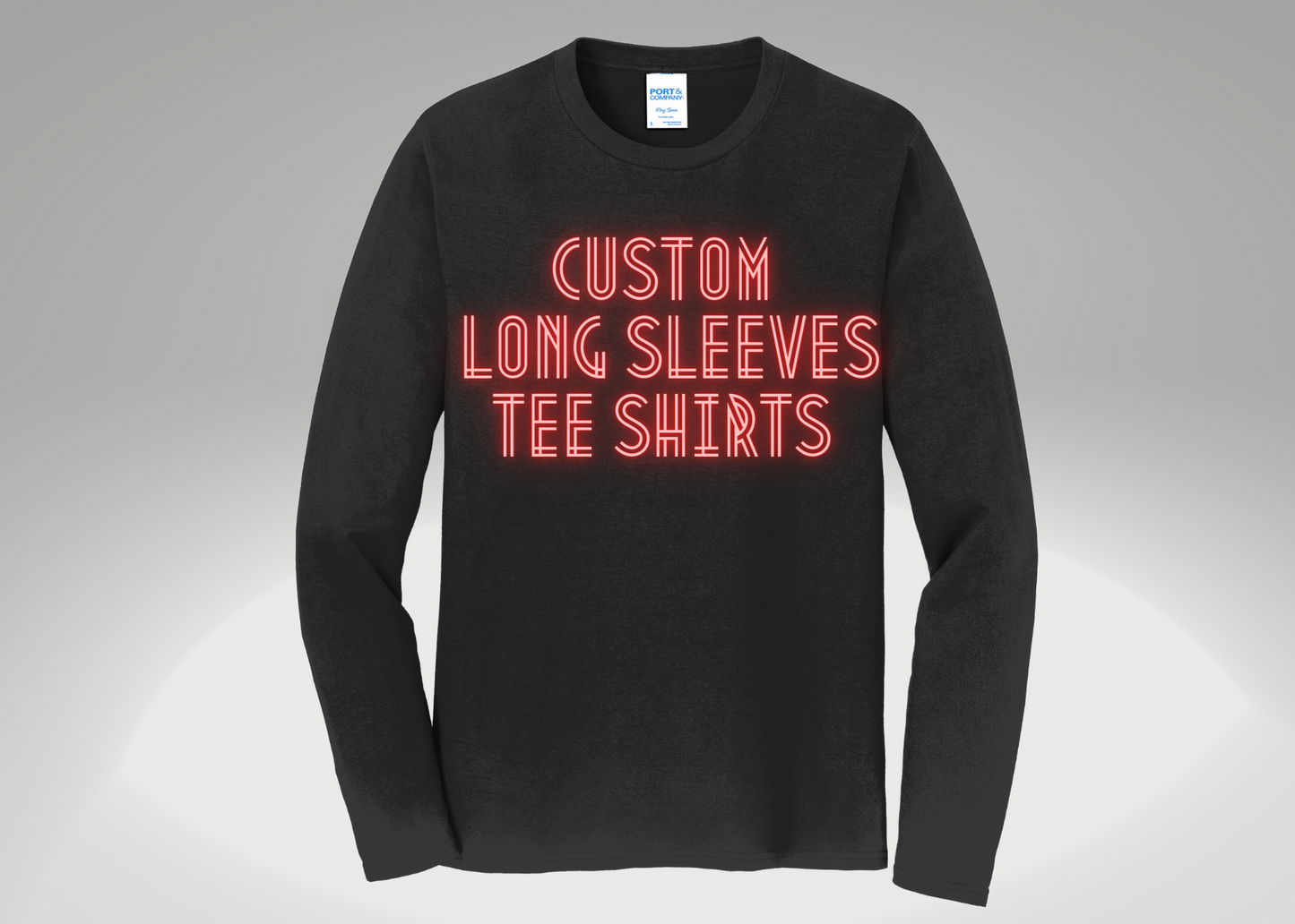 CUSTOM Adult long sleeve tee shirt