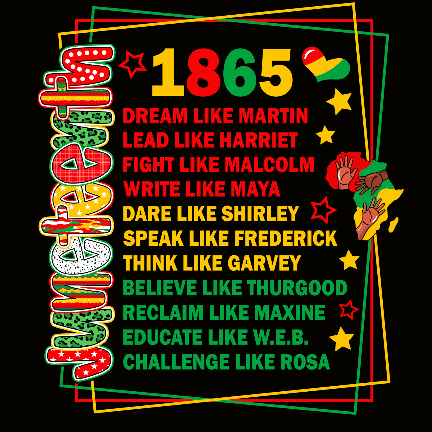 JUNETEENTH SHORT SLEEVES TEE