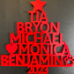 Name Ornament Tree Shape