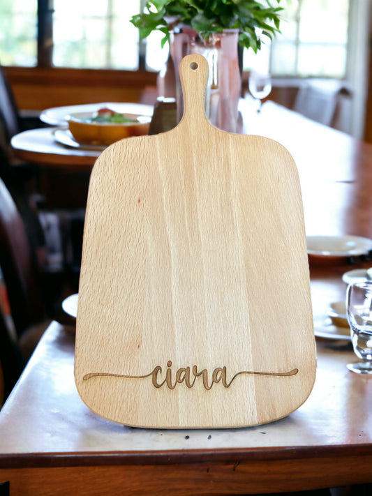 Personal Cutting Board with Name at Bottom