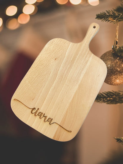 Personal Cutting Board with Name at Bottom