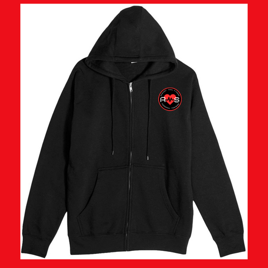RSF Unisex Premium Full-Zip Hooded Sweatshirt EMBROIDERED LOGO