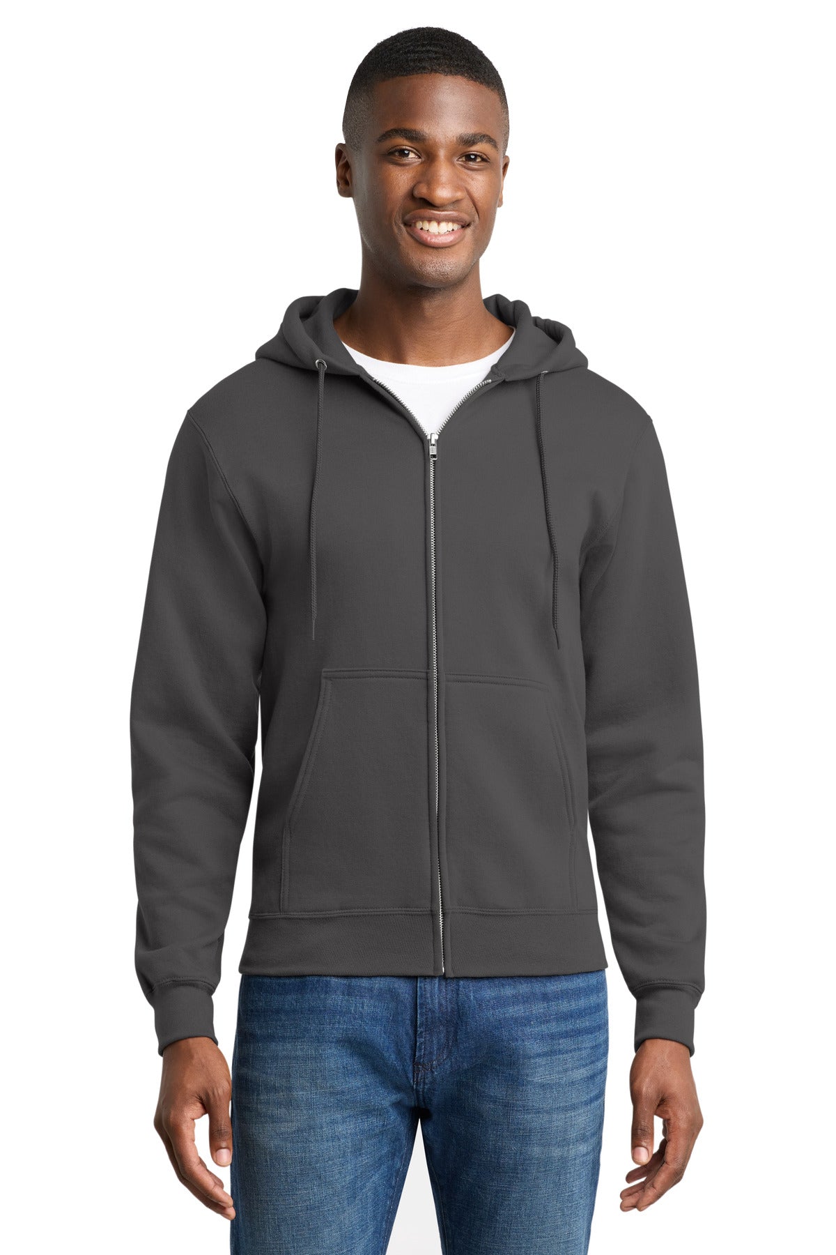 Food Pantry:   Core Fleece Full-Zip Hooded Sweatshirt.