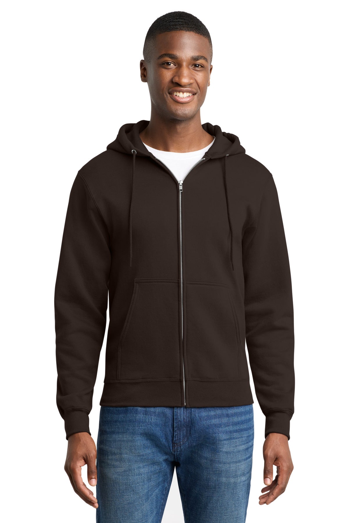 Food Pantry:   Core Fleece Full-Zip Hooded Sweatshirt.