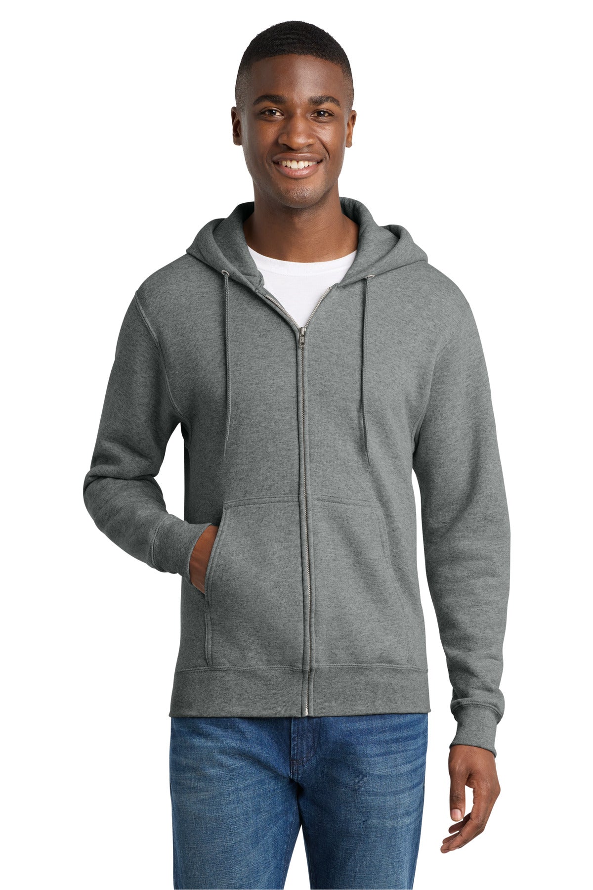 Food Pantry:   Core Fleece Full-Zip Hooded Sweatshirt.