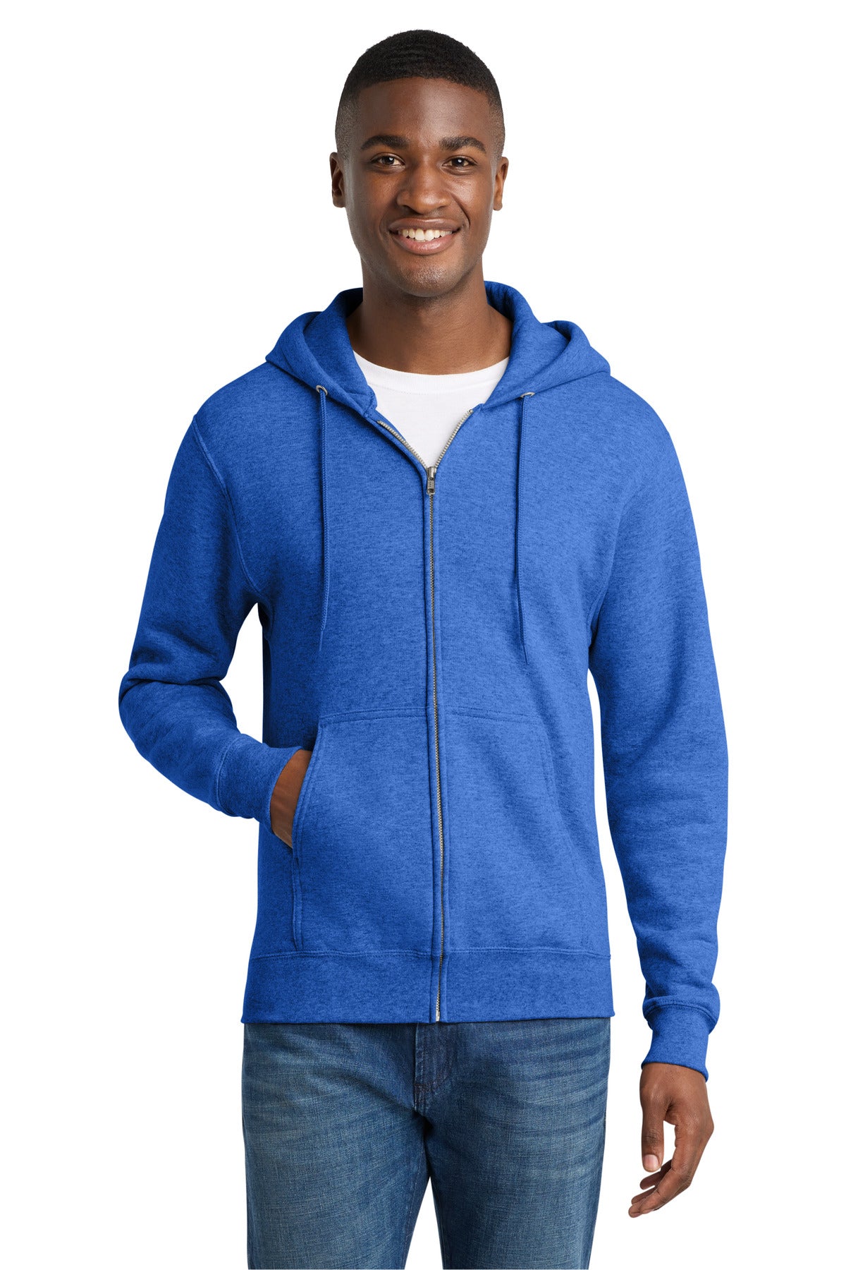 Food Pantry:   Core Fleece Full-Zip Hooded Sweatshirt.