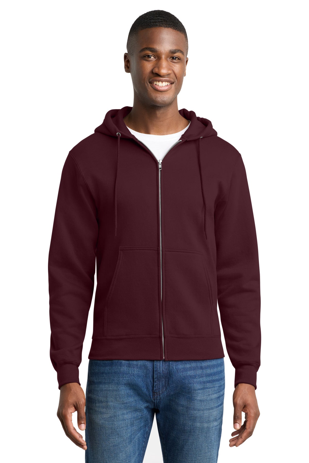 Food Pantry:   Core Fleece Full-Zip Hooded Sweatshirt.