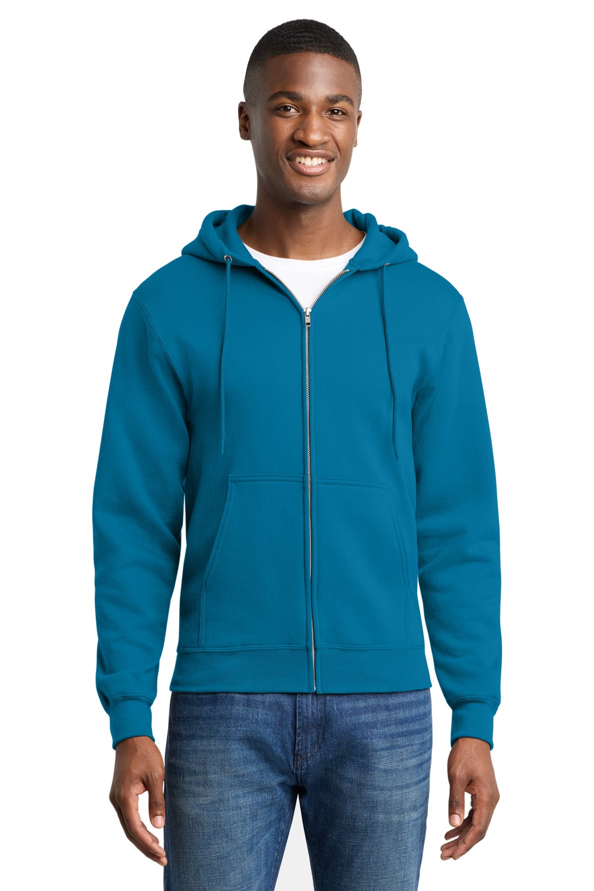 Food Pantry:   Core Fleece Full-Zip Hooded Sweatshirt.