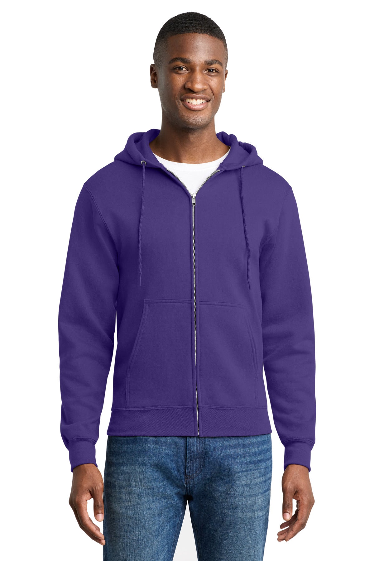 Food Pantry:   Core Fleece Full-Zip Hooded Sweatshirt.