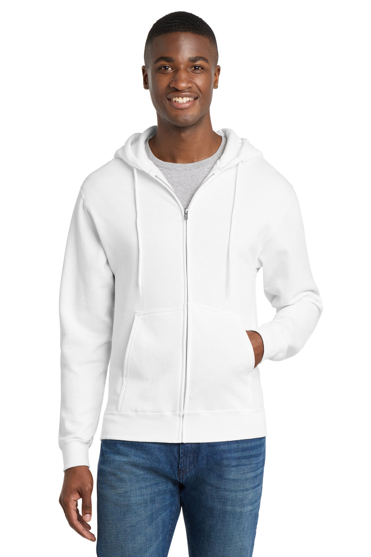 Food Pantry:   Core Fleece Full-Zip Hooded Sweatshirt.