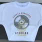 DR Studios White Tee with printed logo